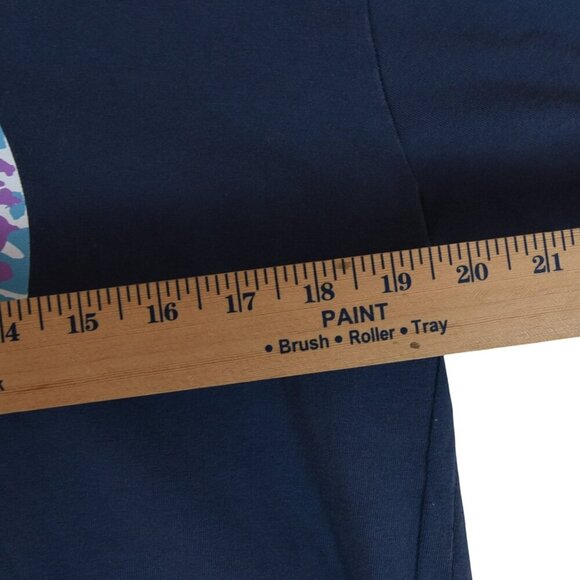 Life is Good Crusher Tee Tie-Dye Circle Graphic Navy Blue Women’s Medium - Picture 7 of 8